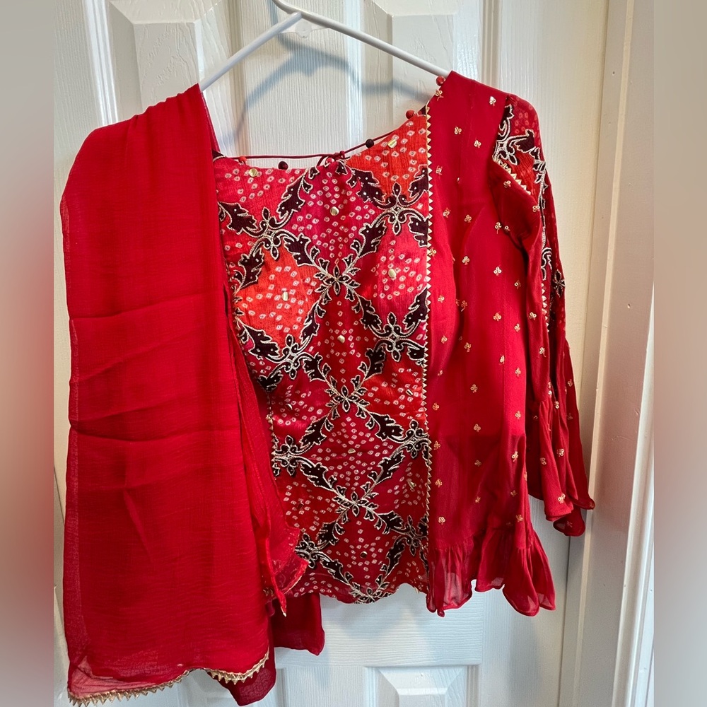 Handmade Traditional Indian Salwar - Size 4 Fit